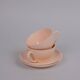 Digoin porcelain cups and saucers