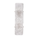 Elongated wall lamp by Kaiser Leuchten with bubble glass 1960s