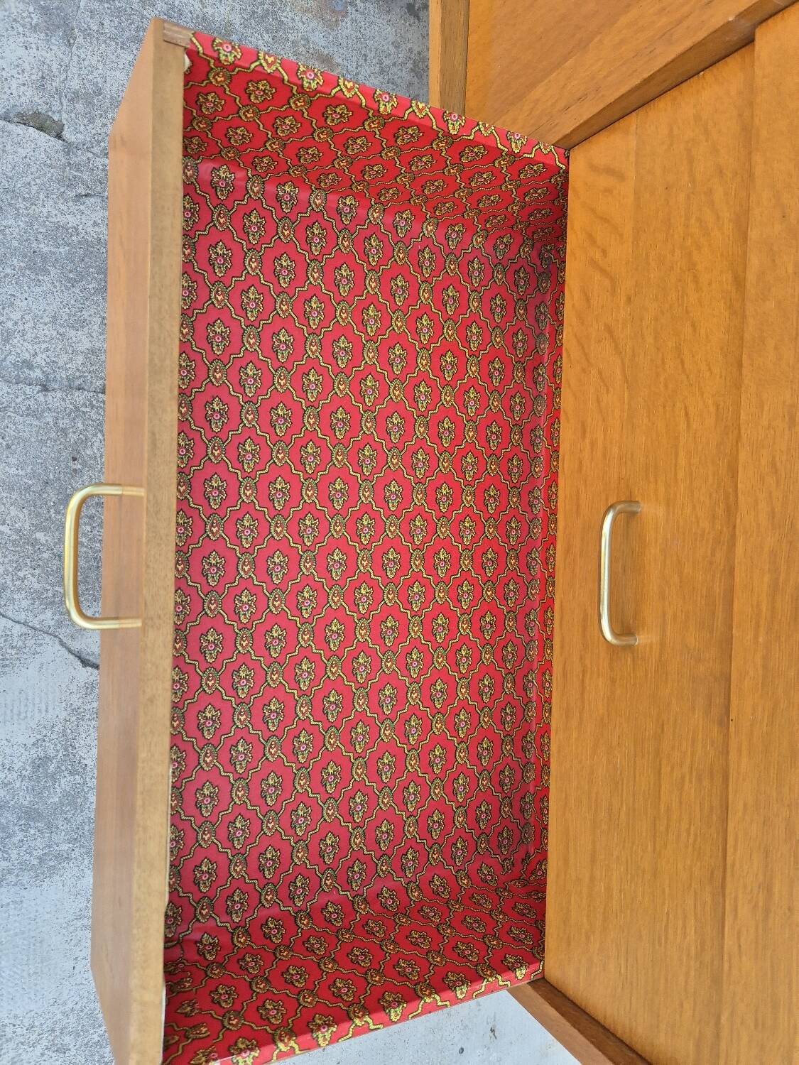 Enfilade very commode vintage 1950s oak