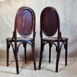 Pair of Horgen-Glaris bistro chairs from the 1920s