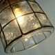glashuette limburg hanging LAMP 1960's 70's glass pendant light model 4184