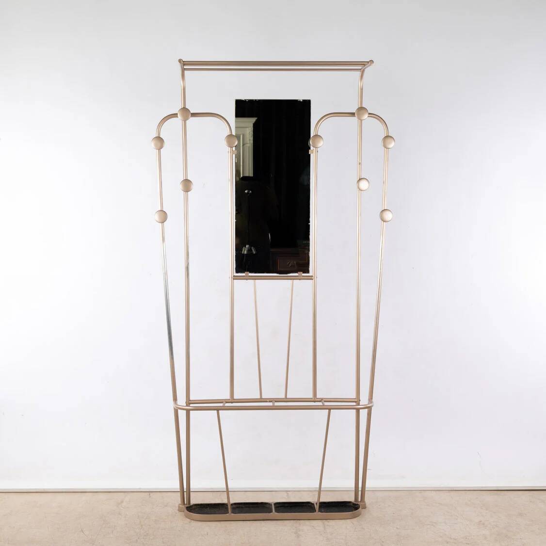 1930s Art Deco Wall Coat Rack