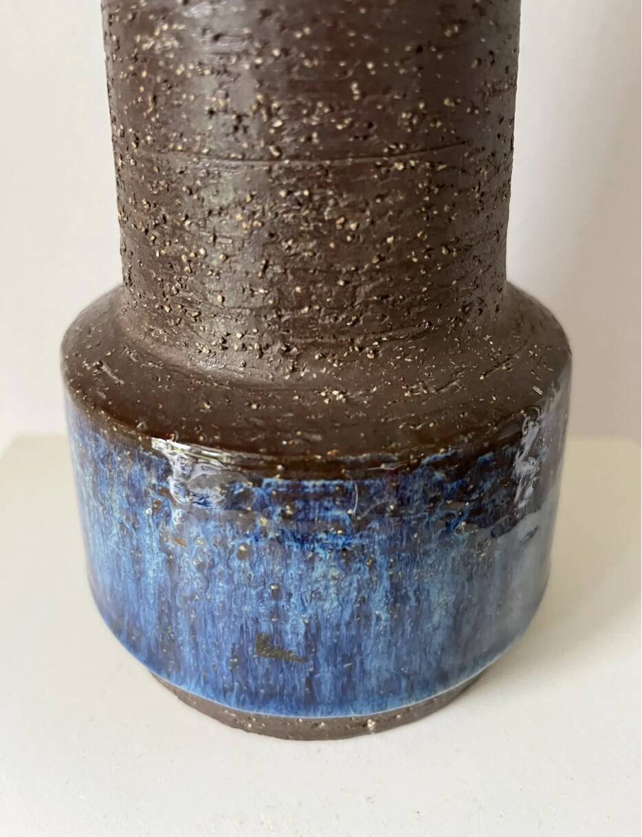 MICHAEL ANDERSEN Bornholm, Table lamp stoneware, ceramic, denmark, handmade