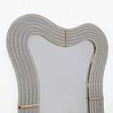 Ondae – Sculptural Mirror in Brass and Murano Glass
