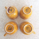 4 ceramic cups