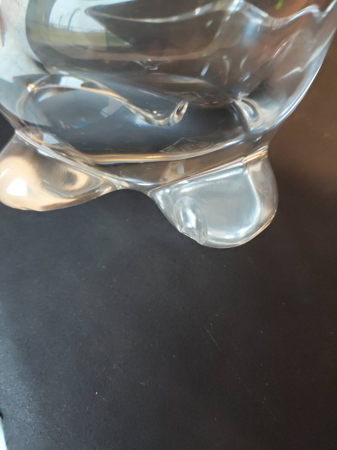 Crystal duck catchall signed – Cristal de Vannes