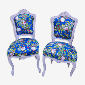 Chair regency style foot snails shell patterns