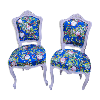 Chair regency style foot snails shell patterns