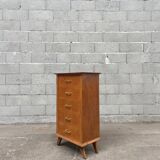 Chiffonnier vintage en bois – 5 tiroirs