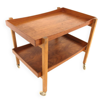 Scandinavian teak trolley, Sweden, 1960