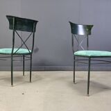 Vintage dining chairs by Belgo chrom, set of 6 - 1970s