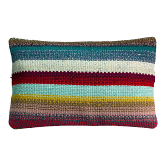 Housse de coussin vintage turque faite à la main 30x50cm