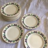 19 vintage plates