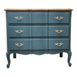 Vintage cherry wood commode refurbished