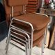 Lot de 4 chaises chromées vintage