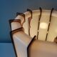 Plastic and plexiglass table lamp Harvey Guzzini