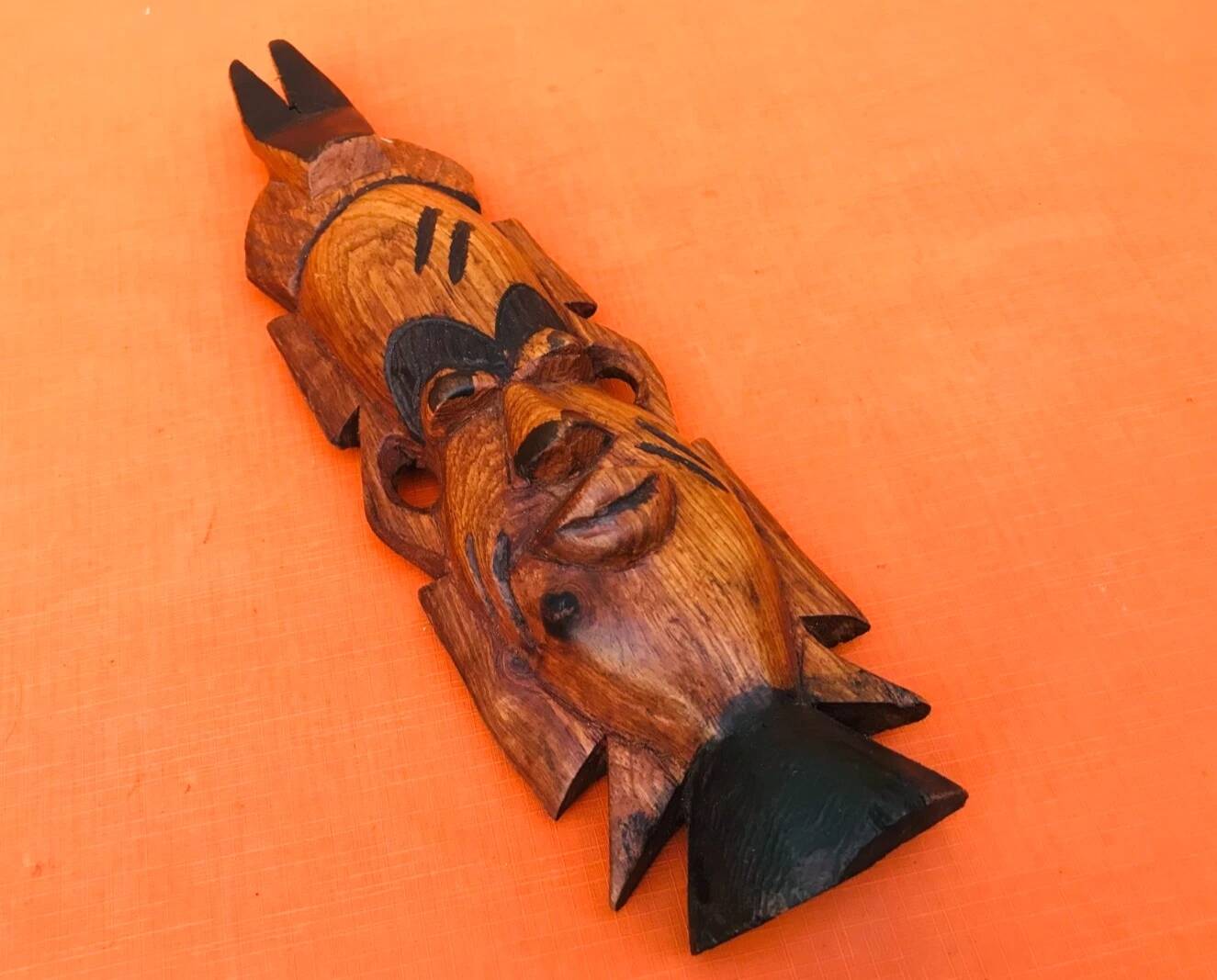 Hanging mask African / Tribal Carved wood