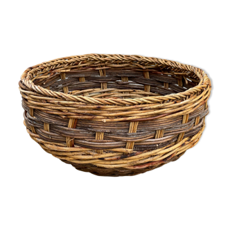 Corbeille ou cache pot en osier tressés
