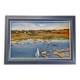 Frank Sloan (1900-1984) - Oil on hardboard - Sailboats near the bridge