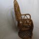 rattan doll chair