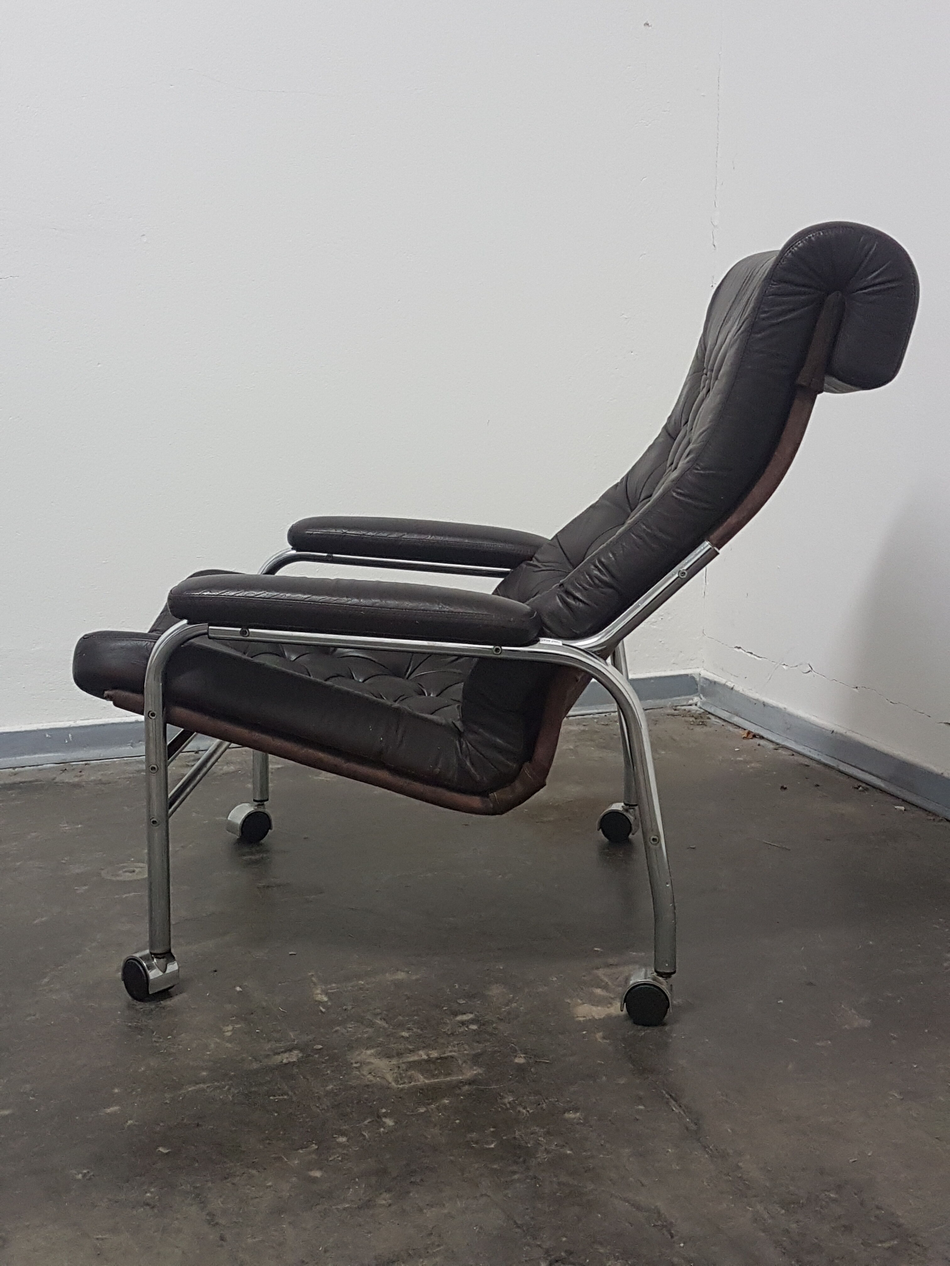 Vintage Ikea lounge chair Bore by Noboru Nakamura