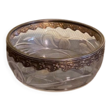 antique crystal catchall