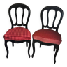 Paire de chaises style Napoléon III