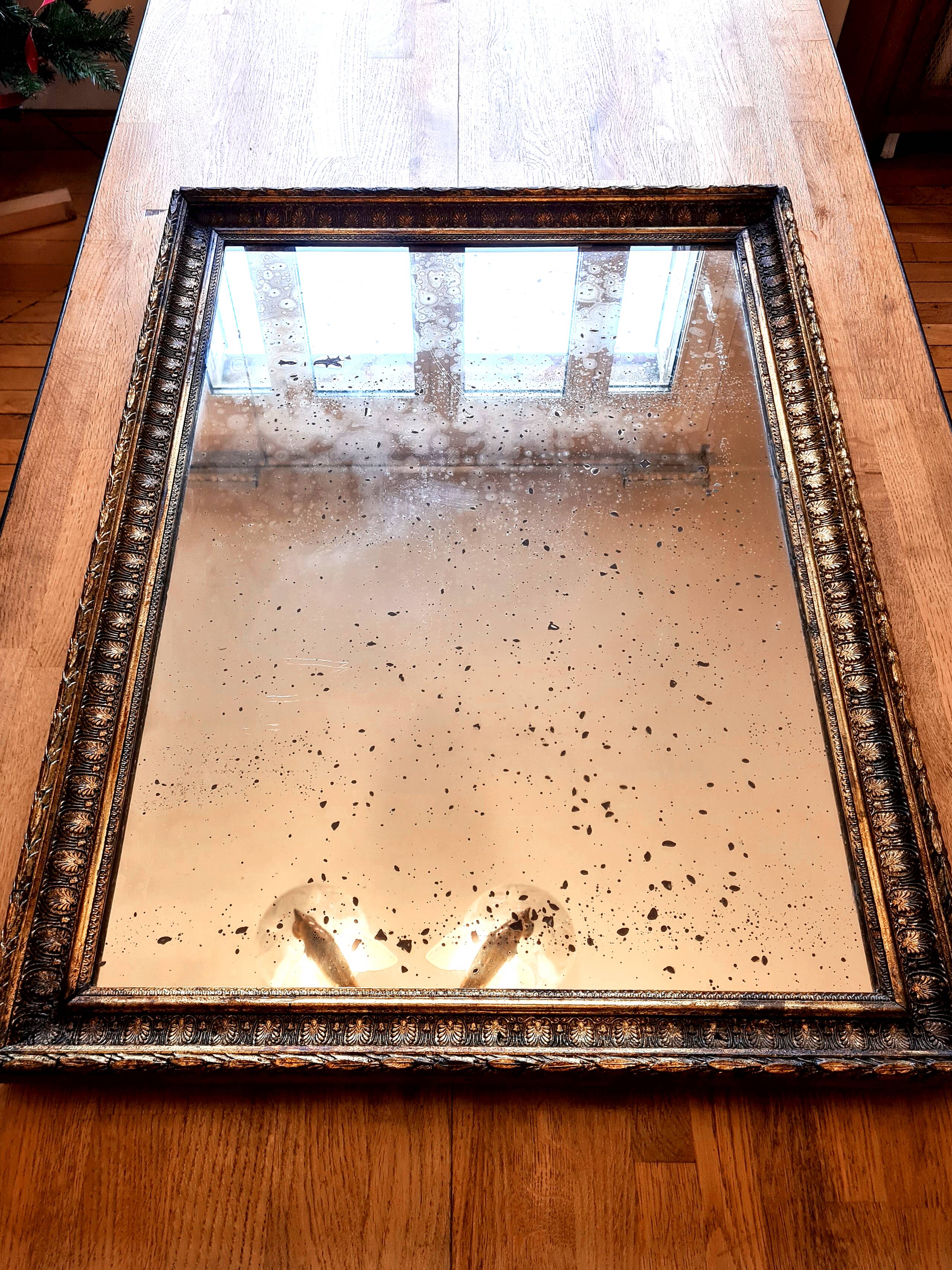 Antique mirror "Honoré" – Palmette decoration