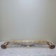 Gold aluminum and and pvc ropes wall coat rack