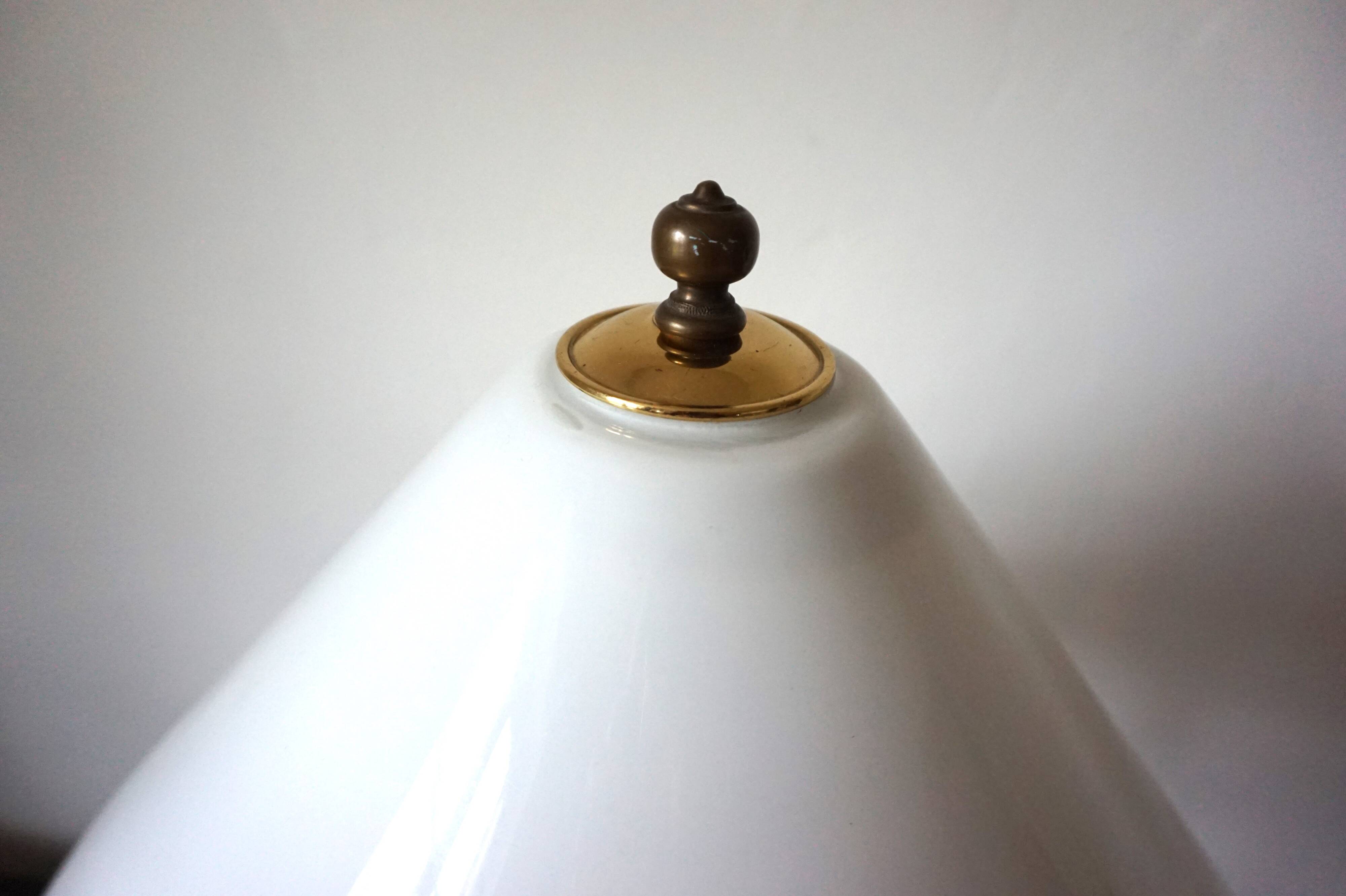 Lampe de Table Empire Art Nouveau en Laiton