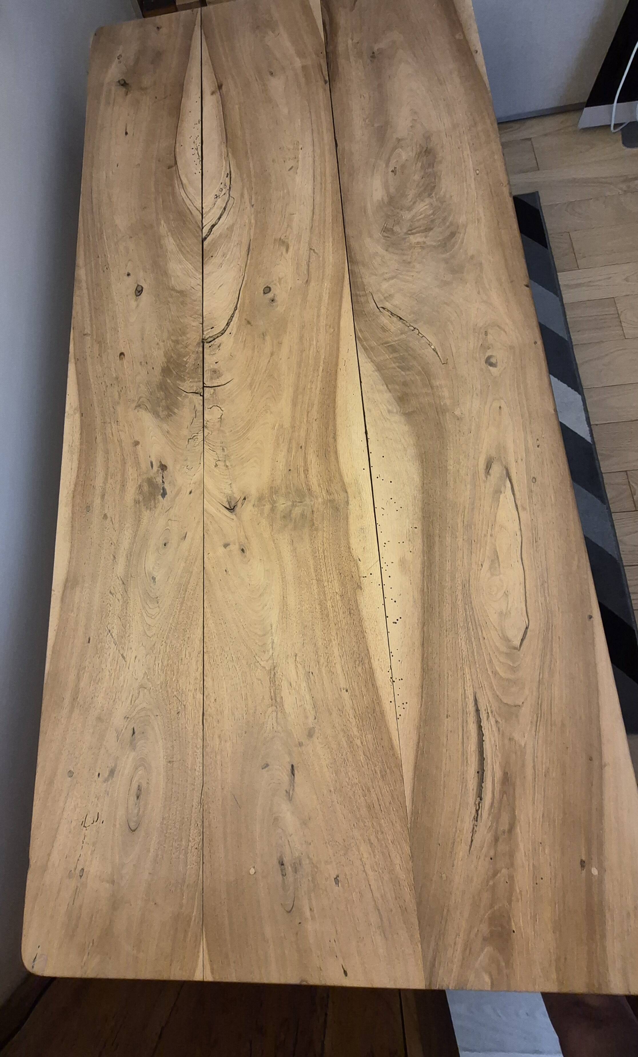 Solid walnut desk