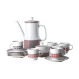 Ensemble à café en porcelaine, Tchécoslovaquie circa 1960