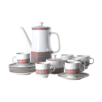 Porcelain coffee set, Czechoslovakia, circa 1960