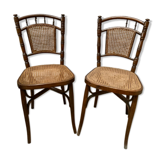 Pair of bistro chairs