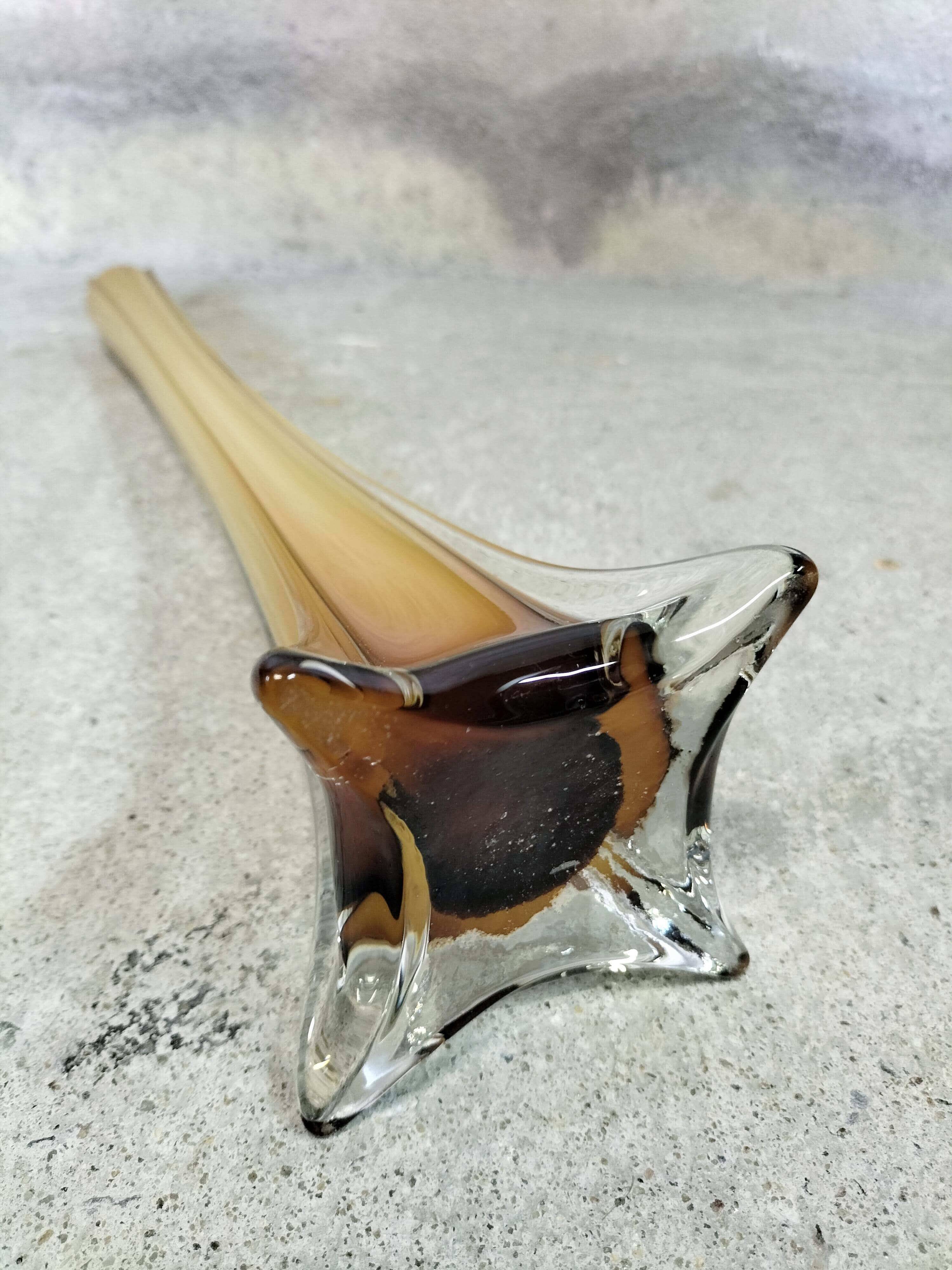 Large yellow soliflore vase