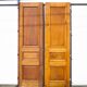 Double old door, old wooden door, large vintage door