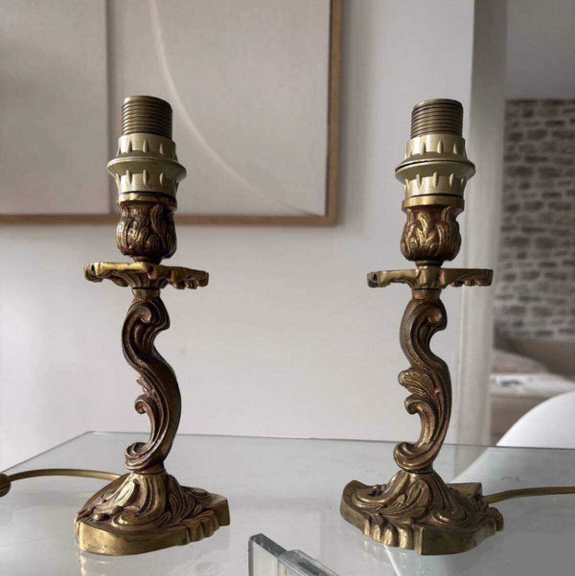 Bronze: Lamp bases