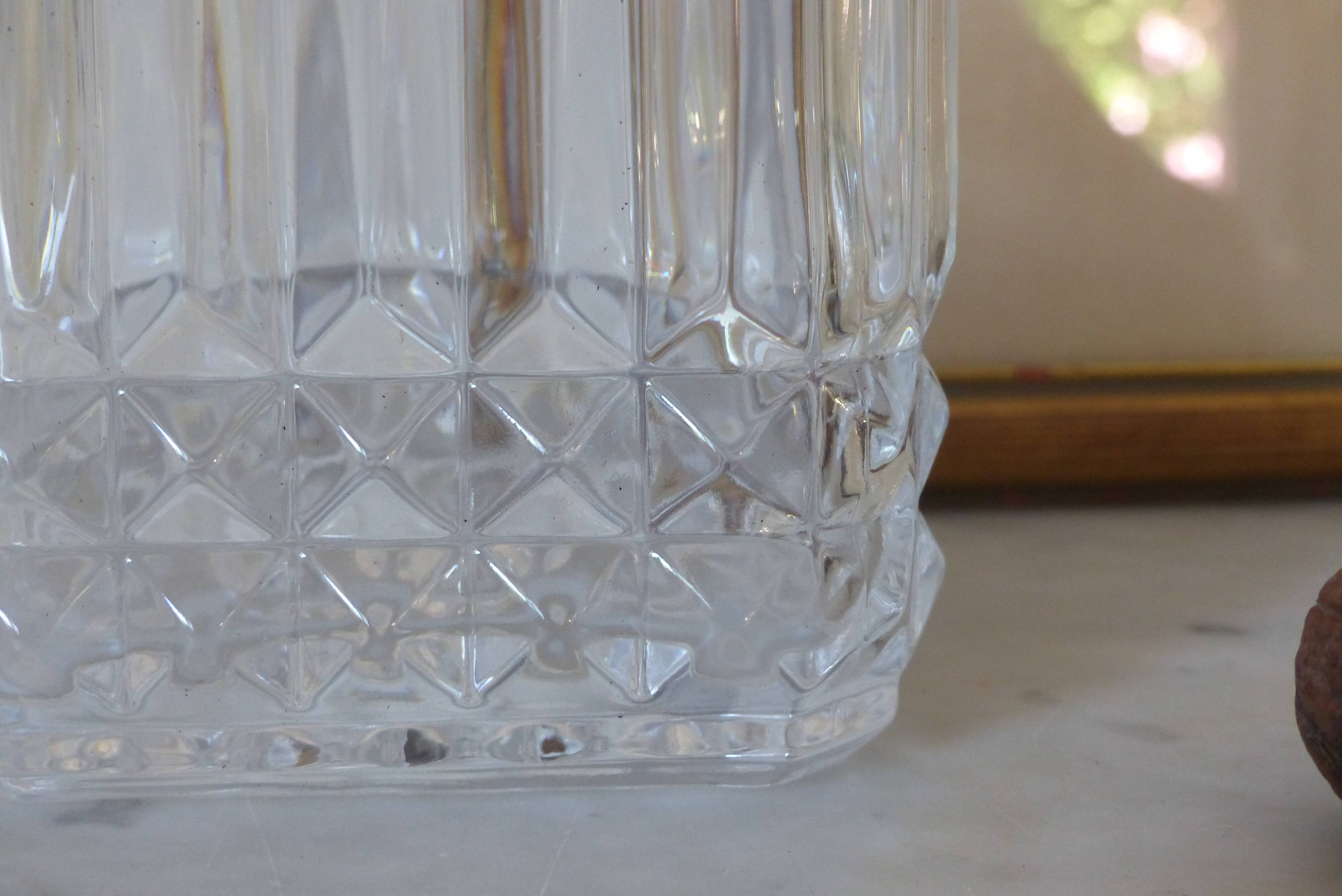 Crystal whisky carafe