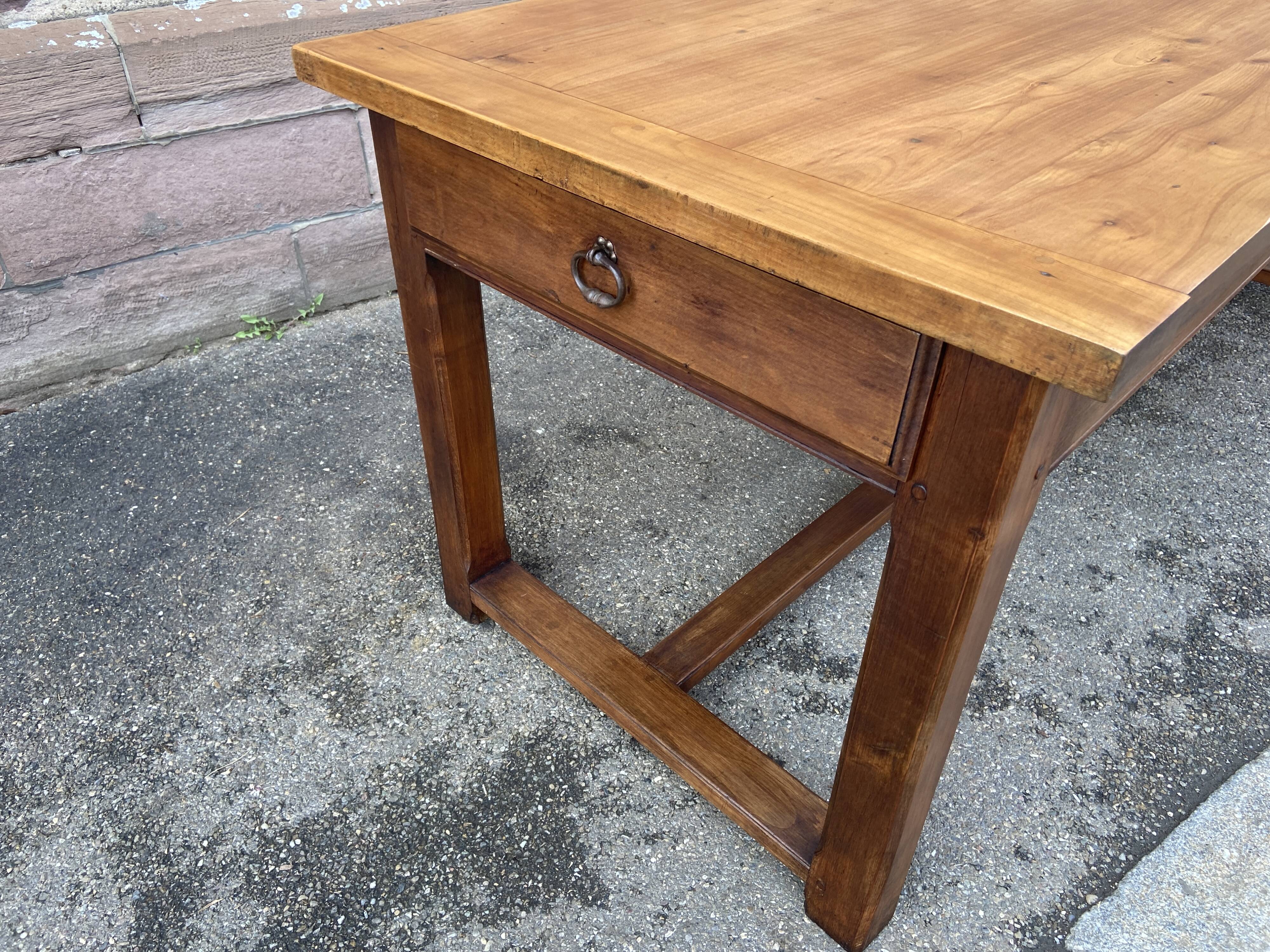 Cherry farmhouse table