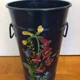 Vintage umbrella holder in sheet metal