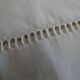 Openwork flat sheet Blue flower cotton mixed-race weft linen 325 x 220 new