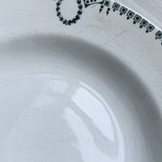 5 iron earthenware soup plates