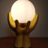 Ceramic hand lamp