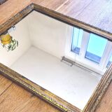 Art Deco mirror, gilded with feula leaf - "Firmin"
