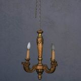 Gloss wood Golden 4 lights