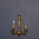 Gloss wood Golden 4 lights