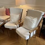 Pair of Baumann Eventail armchairs