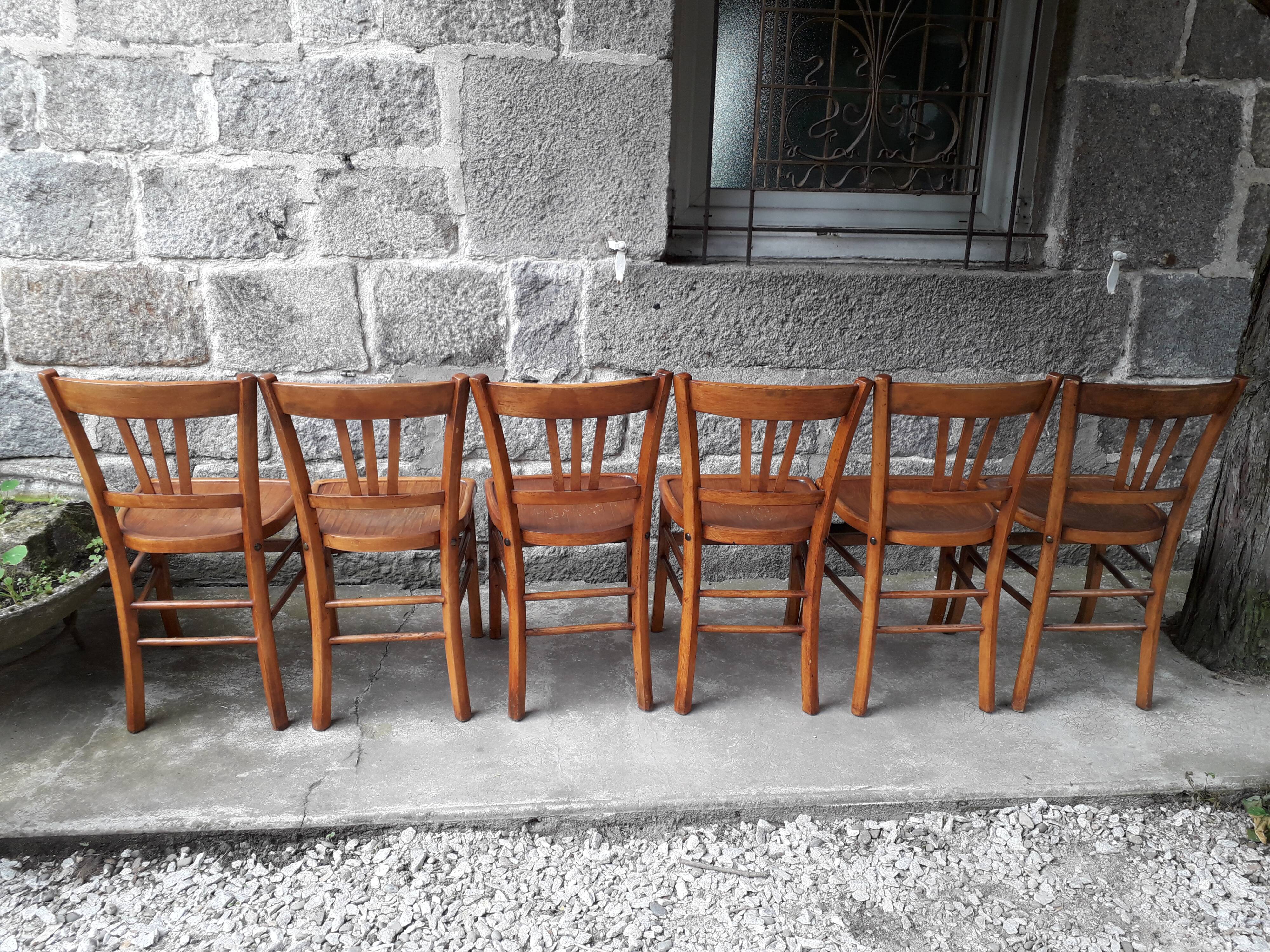 Set de 6 chaises bistrot Luterma