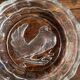 Pressed glass ashtray with dove pattern D:13.5