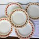 5 flat plates in iron earth of the Salins model Lucette 210834